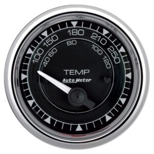 2/16 Chrono Chrome Gauge Temp  100-250 Degree ATM9737