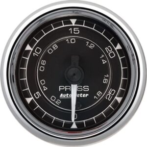 2/16 Chrono Chrome Gauge Pressure 30PSI ATM9764