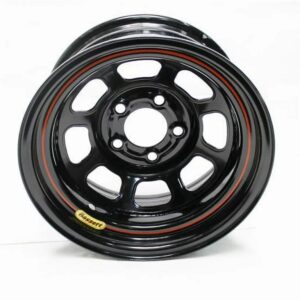 15X7 5x100MM 2in Black BAS57RN2