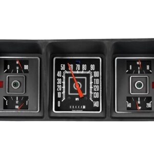 73-79 Ford P/U Gauge Set Black CLAFT73B