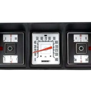 73-79 Ford P/U Gauge Set White CLAFT73W