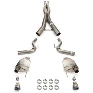 24-  Mustang 5.0L Cat Back Exhaust COR21250BLK