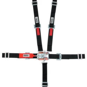 5 Point L&L 2in Lap Belt Pull Down Black SFI16.2 CRW11184