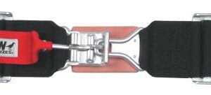 Seat Belt 3in Wide 50in Long Bolt In Black CRW11224