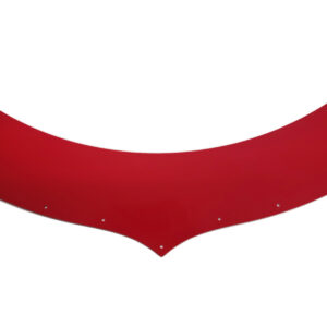 Extension Predator Hood Red 5.5in Tall DOM500-EX-RD