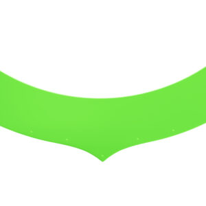 Extension Predator Hood Xtreme Green 5.5in Tall DOM500-EX-XG
