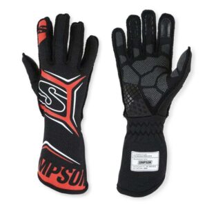 Glove Magnata Large Black / Red SFI 3.5/5 SIMMGLR
