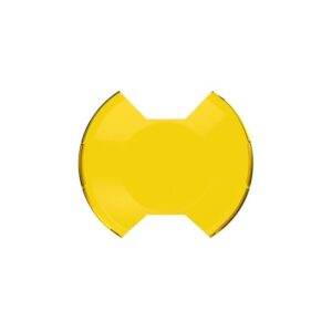 SlimLite 8in LED Light Shield SAE Yellow KCH5210