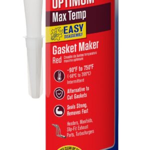 Optimum Red RTV 12Oz. Silicone Cartridge PEX27238