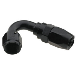 Hose Fitting #10 120 Deg to #12 Hose Black FRG231211-BL