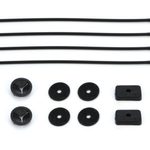 Radiator Screen Mounting Kit Ste of 4 Black Nylon TIP5186