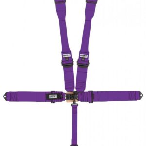 5-Way L&L 52in Lap Belt- Indiv DB Harness B/I  Bl CRW11005PRB