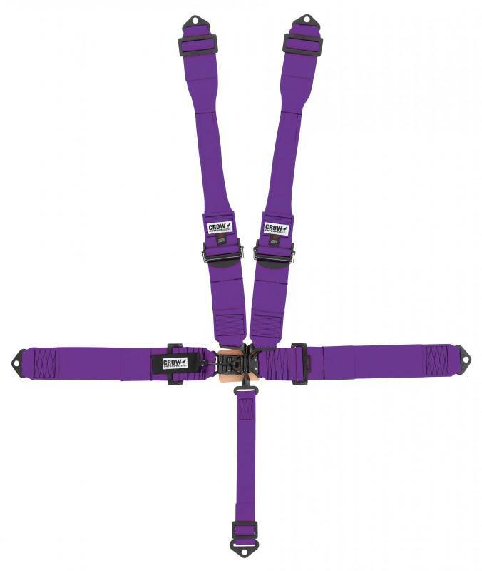 5-Way L&L 52in Lap Belt- Indiv DB Harness B/I Bl CRW11005PRB