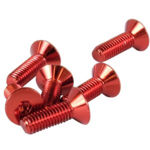 Screw Kit Steering Wheel Red Conical NRGSWS-100RD