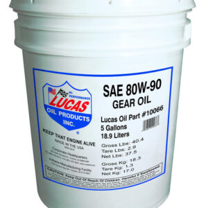 SAE 80W-90 Gear Oil 5 Gallon Pail LUC10066