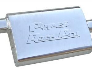 Race Pro Muffler 3in Offset/Center Stainless PYPMVR19S