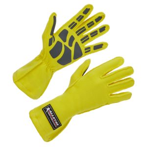 Driving Gloves Non-SFI Outseam S/L XL Yellow ALL913095