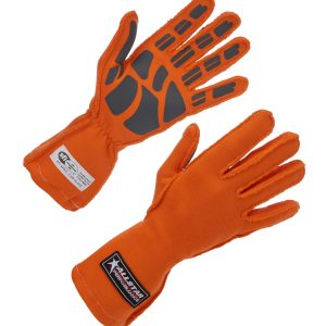 Driving Gloves SFI 3.3/5 Outseam D/L MD Orange ALL916042