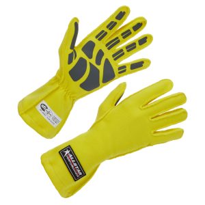 Driving Gloves SFI 3.3/5 Outseam D/L MD Yellow ALL916092