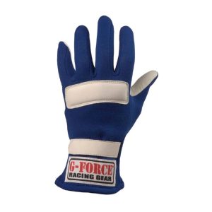 G5 Racing Gloves Medium Blue GFR4101MEDBU