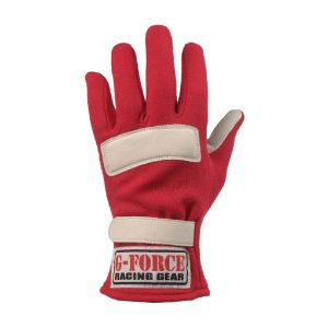 G5 Racing Gloves Medium Red GFR4101MEDRD