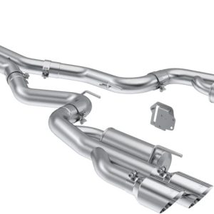 24-   Mustang 5.0L Cat Back Exhaust Stainless MBRS7282304