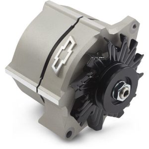 Alternator Raised Bowtie Emblem Cast Gray Crinkle PFM141-149