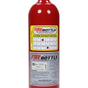 Fire Suppression Bottle Only 5lb NOVEC 1230 SAFPRC-500S-N