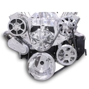 Serpentine Pulley Kit Small Block Chevy EDDMS107-55P