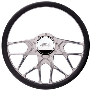 Steering Wheel 1/2 Wrap 15.5in Redline Polished BSP34107