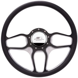 Steering Wheel 1/2 Wrap 15.5in Win Lite Black BSPBC34102