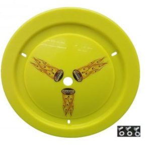 Wheel Cover Dzus-On Fluo Yellow DOM1012-D-FLO-YE