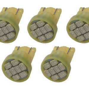 T10 LED Amber Bulbs 5 Pack PCP20-100