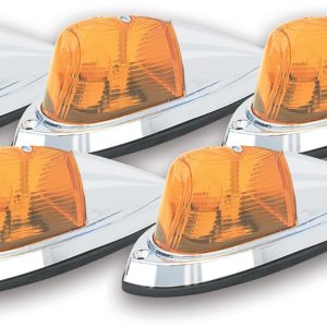 LED Amber Deluxe Chrome 5 Light Kit PCP20-106