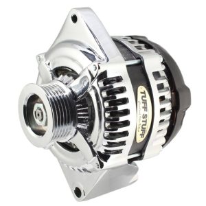 225 MAX AMP Alternator 6 Groove 1 Wire Chrome TFS8441C6G1W