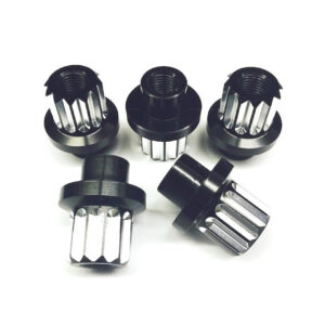 Billet Aluminum 12pt Lug Nuts 12mm 5pk DRR7205-12MM