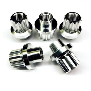 Billet Aluminum 12pt Lug Nuts 1/2 5pk DRR7205-500P