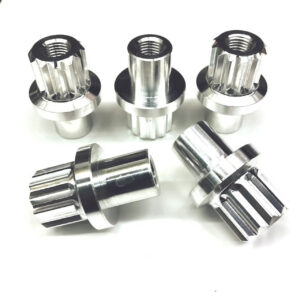Billet Aluminum 12pt Lug Nuts 1/2 5pk DRR7305-500P