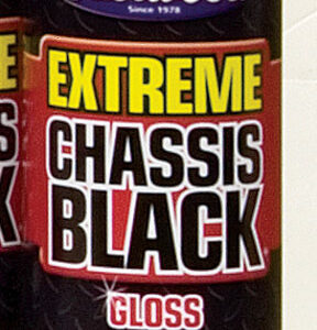 Extreme Chassis Black Paint 14oz Aerosol EAS11172Z