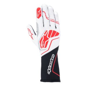 Glove Tech-1 ZX V4 Blk / Wht / Red  Medium ALP3550224-123-M