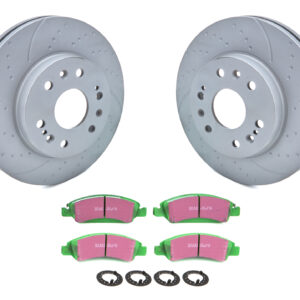 Brake Rotor & Pad Kit Greenstuff GM1500 EBCS3KF1195
