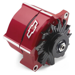 Alternator Raised Bowtie Emblem Red PFM141-150