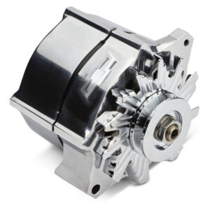 Alternator Raised Bowtie Emblem Polished PFM141-151