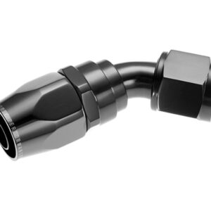 6AN Swivel Hose Ends Black 45 RHP1045-06-2
