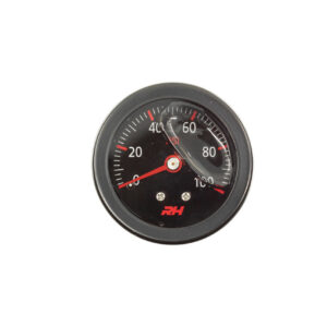 Fuel Pressure Gauge Bla ck RHP5002-100-3