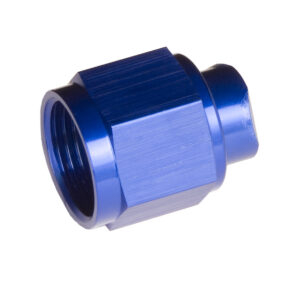 4AN Flare Cap Nut 2 Piece Blue RHP929-04-1