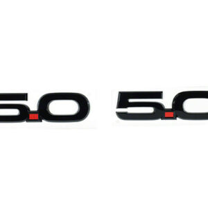 15-23 Mustang 5.0L Fender Badges Black FRDM1447-M50AB