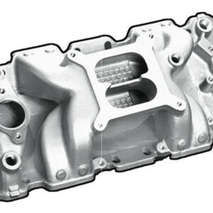 SBC Power+Plus CrossWind Manifold - Satin PRP52026