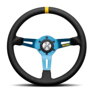 Steering Wheel MOD.08 Black/Blue MOMR1908/BL33L
