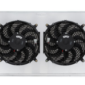 69-72 Corvette Radiator w/ Dual 12in Fan Kit CCRCHV714AK